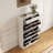 31.49 Inches Of White Solid Wood Shoe Cabinet-223383771