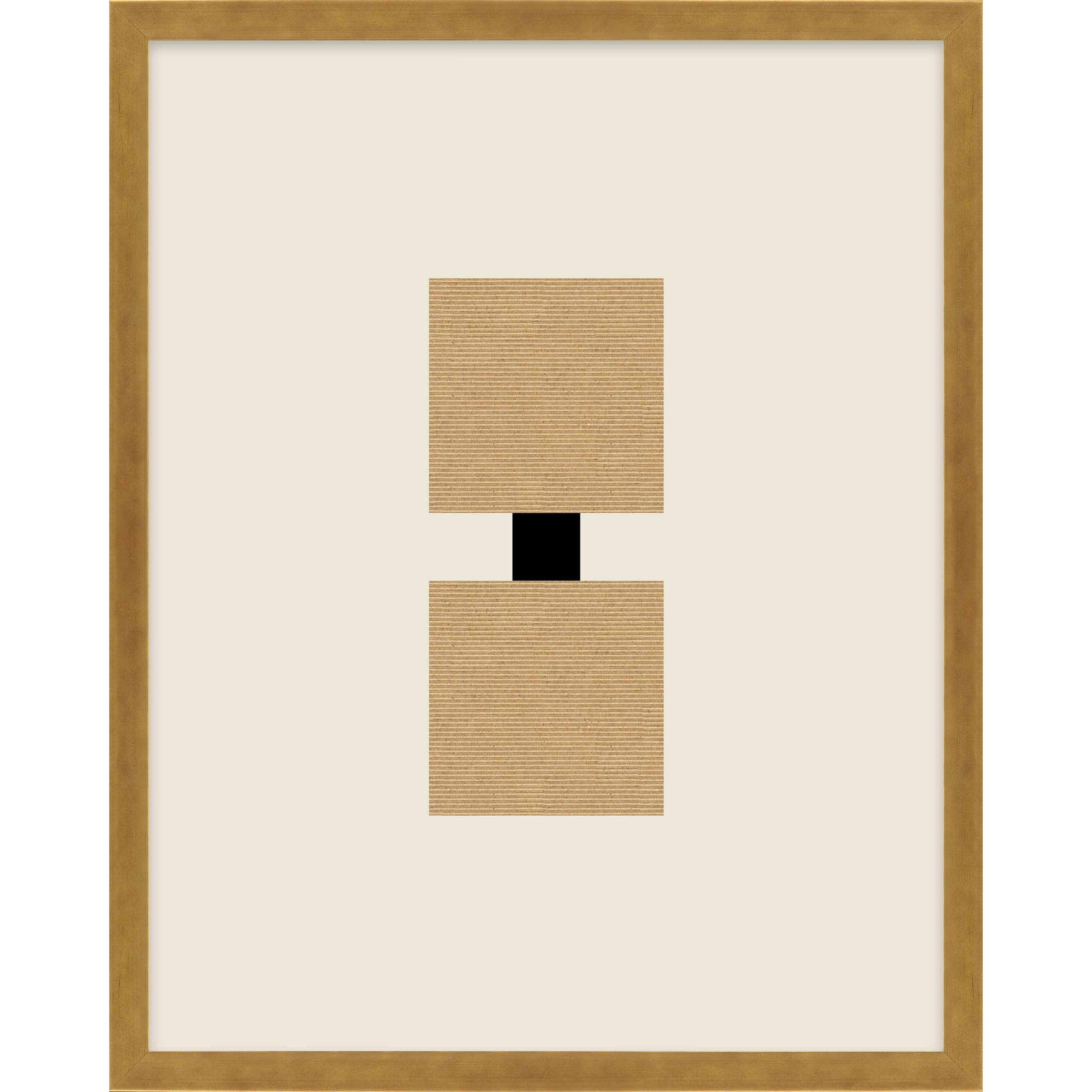 Column 2 by Eleni Psyllaki For Paradissi Digital Art, 25" H x 20" W  x 1.25" D, Gold Framed