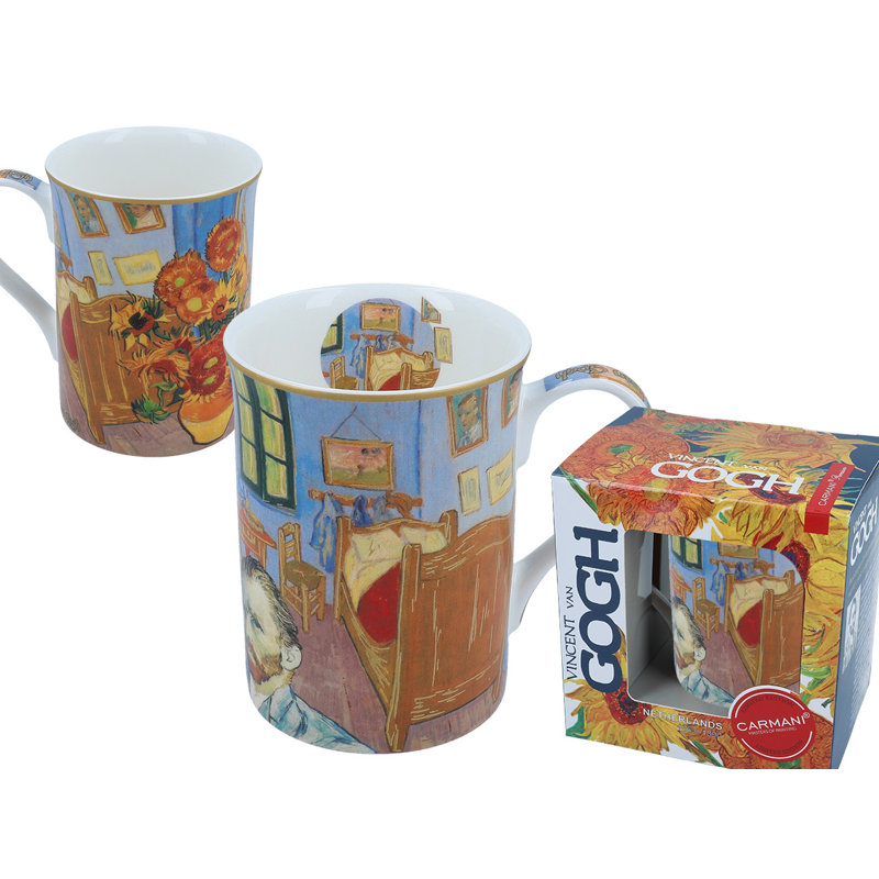 Tasse 13,5 oz Carmani CR-830-2318 avec peinture de Van Gogh