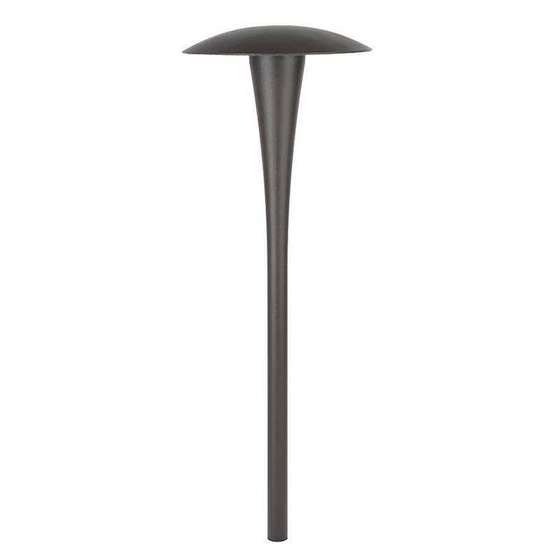LED Pathway Light, 3000K, Bronze on Brass
