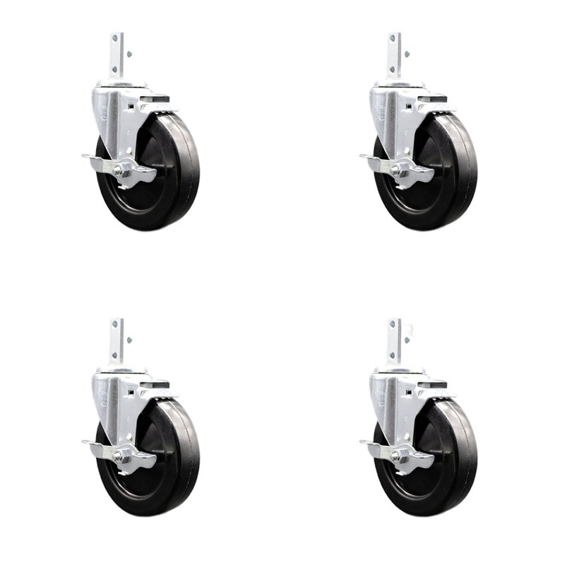 Soft Rubber Casters