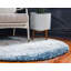 Tapis bleu à rayures Mitzy-1111293306