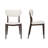18'' H Faux Leather Upholstered Metal Side Chair-102630777