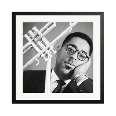 Dizzy Gillespie for DownBeat magazine