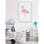 «Pale Pink Flamingo» par Thimble Sparrow, reproduction encadrée-19555695