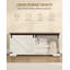 Storage Chest, Farmhouse Shoe Storage Bench with 2 Secure Hinge, Lift-Top Storages Bench, Bed End Stool, Wooden Storages Organizer 40 x 109 x 48.5 cm, for Bedroom-318047580