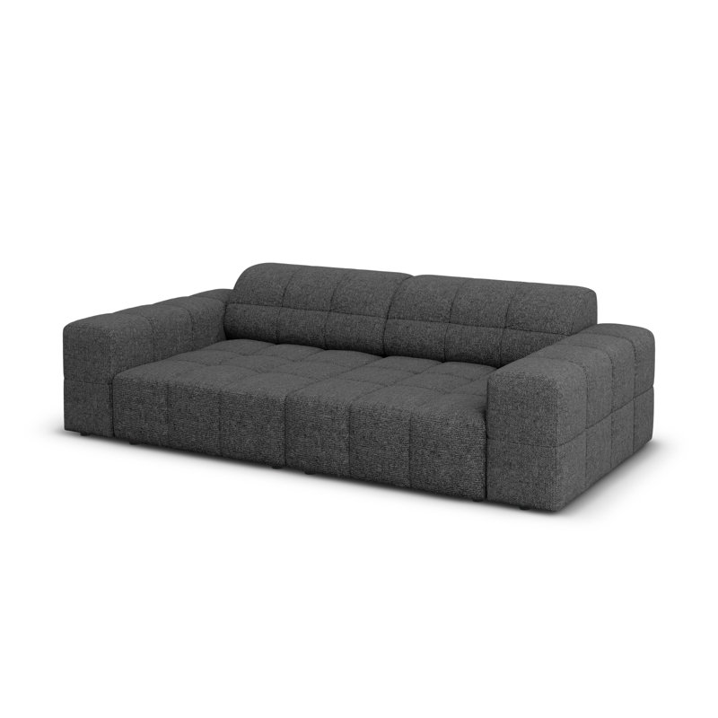 Chicago 4 Seater Sofa, Grey, 3