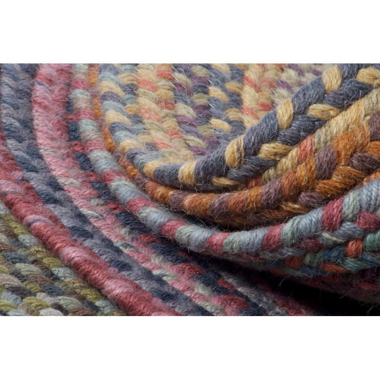 Loon Peak® Morris Machine Braided Wool Blue Rug & Reviews - Wayfair Canada