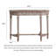 Console en bois massif patiné French Country-133414748