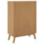 Vaisselier en bois de pin massif 33,5 po x 16,9 po x 49,2 po Maraliser