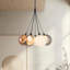 Bolla 17-in Gold dimmable LED Chandelier-781256398