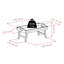 Plateau repas Espinosa avec pieds pliables