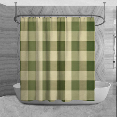 Rideau de douche Nashid Gingham