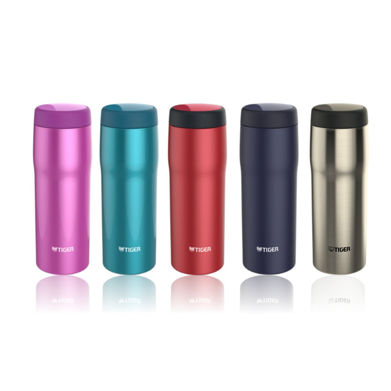 Tasse en acier inoxydable Tiger MJA-B 12 oz bleu vif, 16 oz, Argent