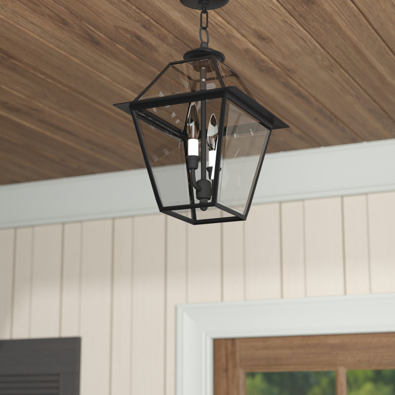 Boto 2 - Light Outdoor Hanging Lantern, Black