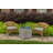 Casual Cushion Wicker Outdoor Chair Cushion, Sunbrella Fade & Water Resistant for Wicker Dining Chairs & Sunroom Seats, 19.5"W x 19.5"D, 2.5" thick, Reversible, Canvas True Blue-709754643-552801690