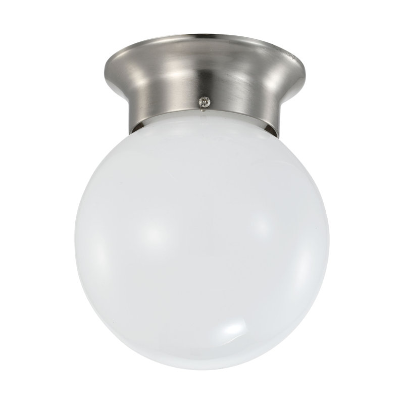 8 W - 6 po - Luminaire encastré DEL - 3000 K - à intensité variable - Nickel brossé - Verre givré