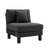 Armless sofa W/Pillow Polyester -Dark Grey
