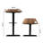 Sarasota Adjustable Height Standing Desk with Built-In Electrical Outlet-712969527-712972532