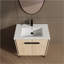 Base de meuble-lavabo 30 po avec lavabo, armoire de rangement avec portes, bois d'ingénierie