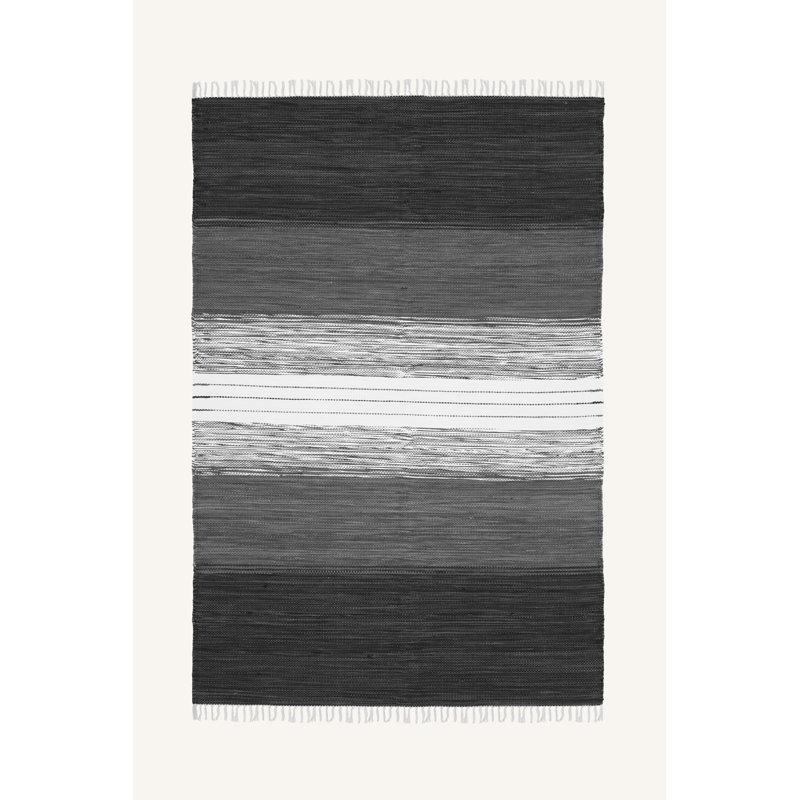 Patchett Striped Hand Woven Area Rug, Rectangle 140 x 200cm