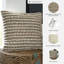 Jaciah Striped Wool Blend Reversible Throw Pillow