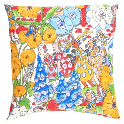 Silk Throw Pillow
