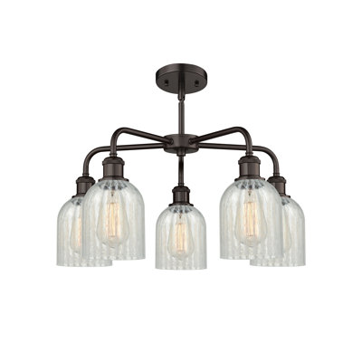 Lustre en forme de cloche à 5 lumières Matewan