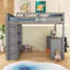 Lit mezzanine double avec échelle, tablettes et bureau-1737136585-1737136587