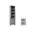 Pure Acacia Solid Wood Linen Cabinet-47567149