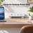 Okeysen Clamp-On Desktop Power Strip UL-Certified Outlets-136254438