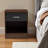 Harrow Brown & Dark Gray Silver Handle 1-Drawer & 1-Shelf Nightstand, 17.99" H X 15.62" W X 13.61" D