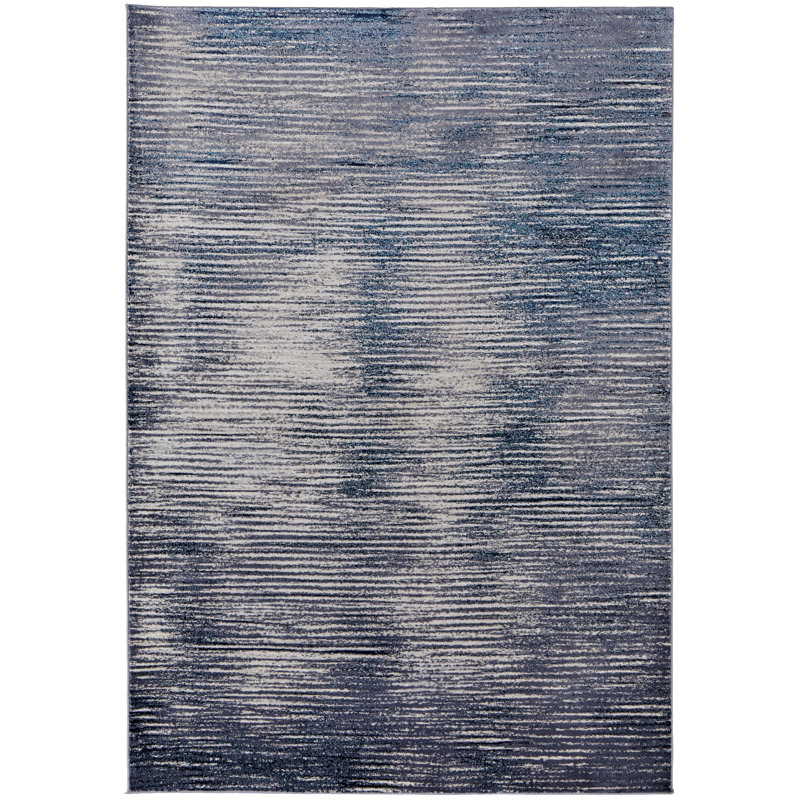 Striped Indoor Rug, Rectangle 5' x 8'