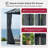 SUNJOY Kingston 16x12 Gazebo, Steel & PC Roof Hardtop Gazebo with Curtain and Netting - Gray Aluminum Posts-116548805