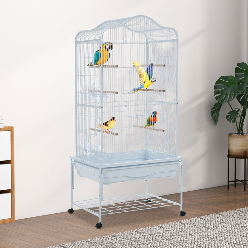 138cm Steel Floor Bird Cage