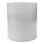 Porte-bougie décoratif décoratif style ouragan rond avec fond givré-730997030