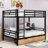 Dighton Kids Full Over Full Loft Bed with Drawers