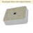 16" x 12" White Ceramic Rectangular Vessel Bathroom Sink with Black Trim - Modern Above-Counter Vanity Basin for Contemporary Bathrooms-94372983