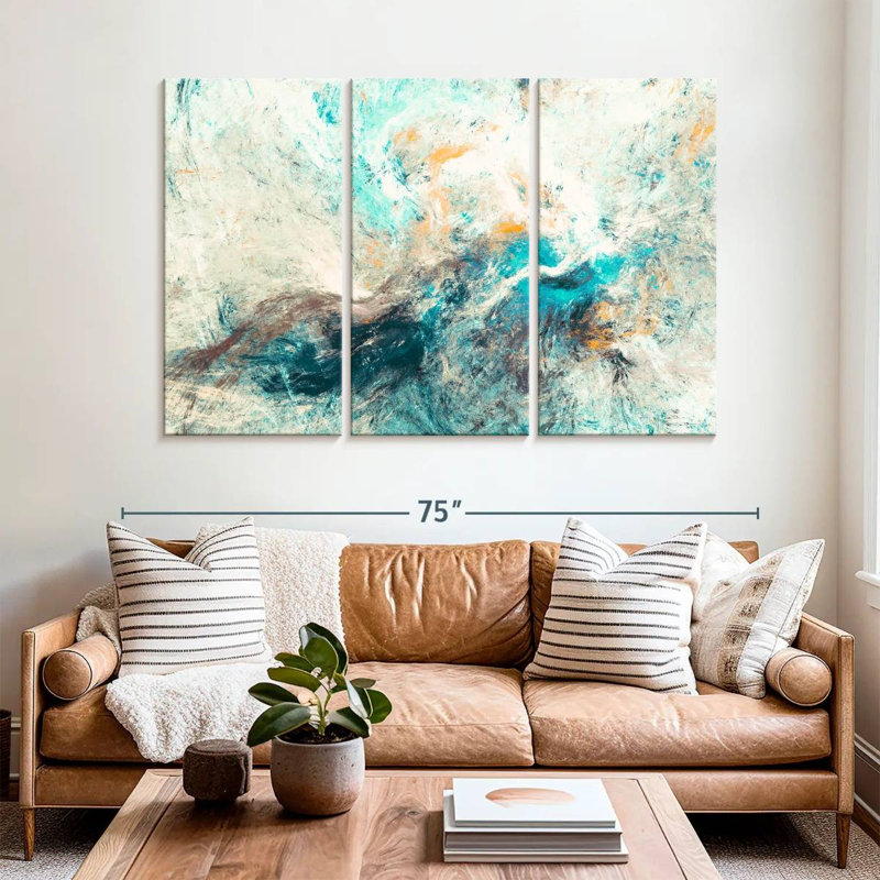 Avery Soft Color Abstract, 42" H x 65" W