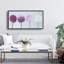 Dahlia pompon - 24"x48" Framed canvas