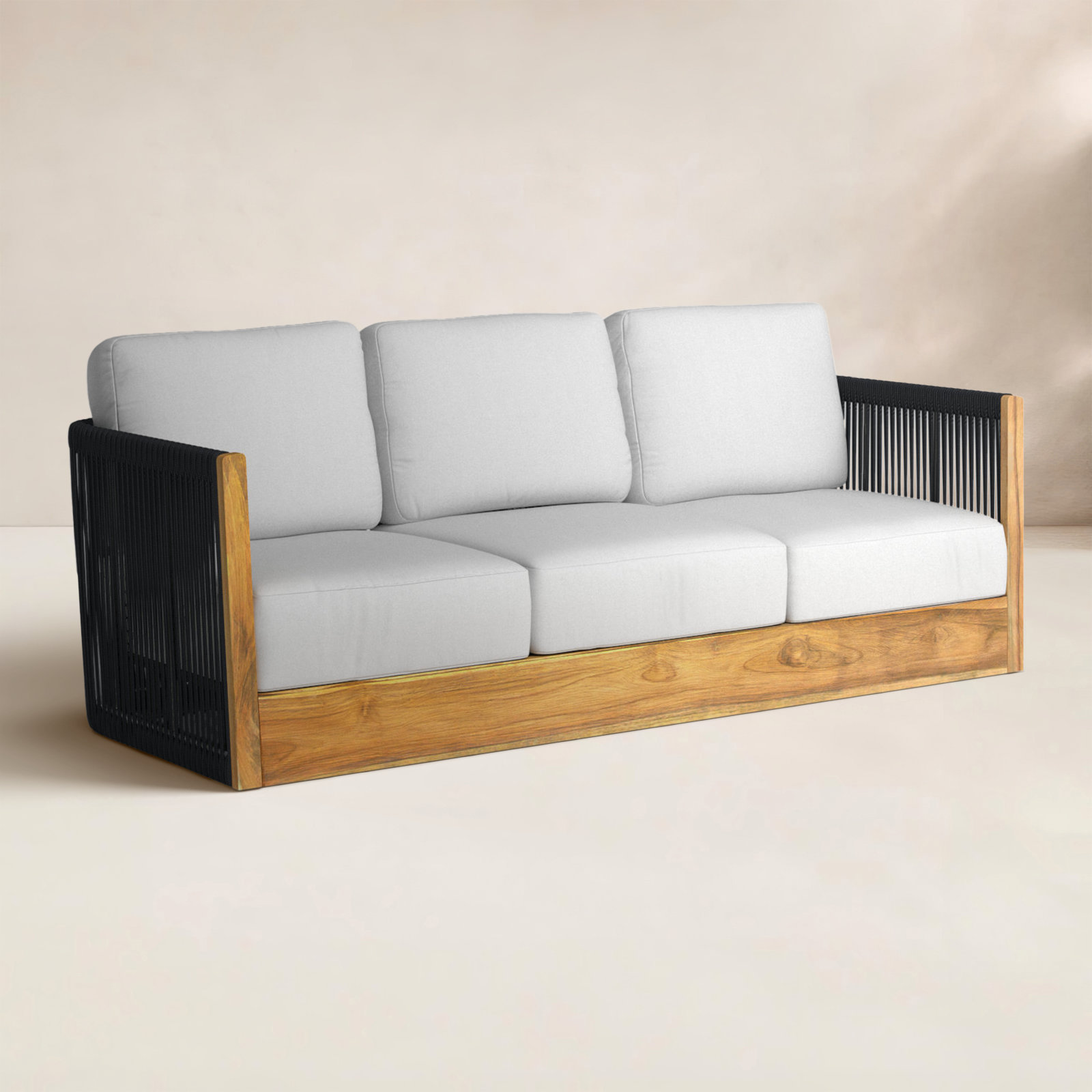 Aniston 82" Sunbrella® Patio Sofa, Black