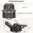 38" Brown Swivel Rocker Recliner w/ 8-Point Massage & Heat, Cup Holders, USB Port, 350 lb Capacity-736577308
