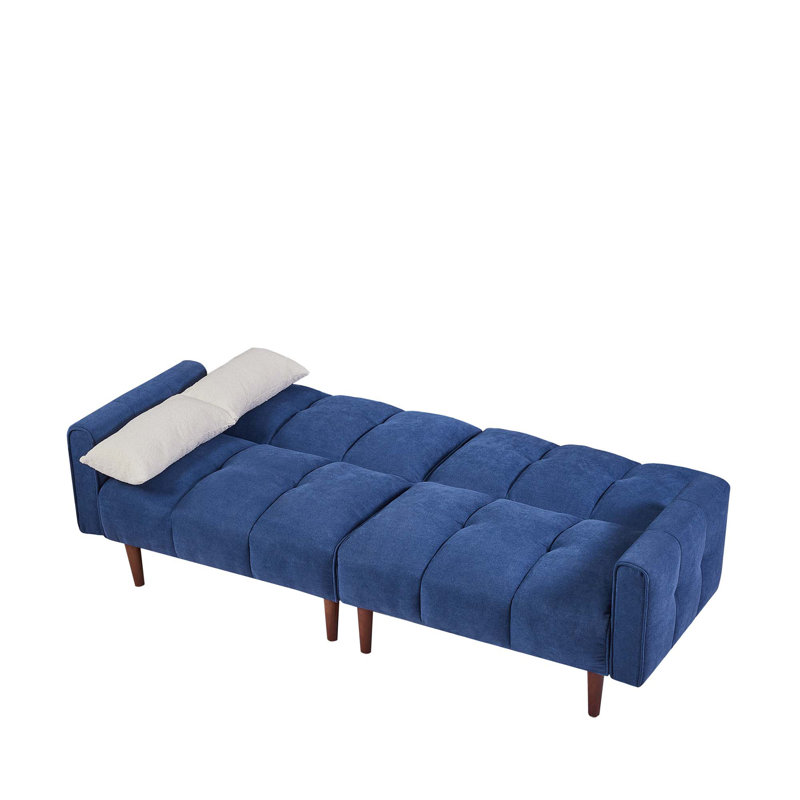 Canapé-lit convertible moderne avec 2 coussins Modern, Bleu très foncé