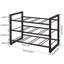 12 Bottle Wine Bottle Rack Black