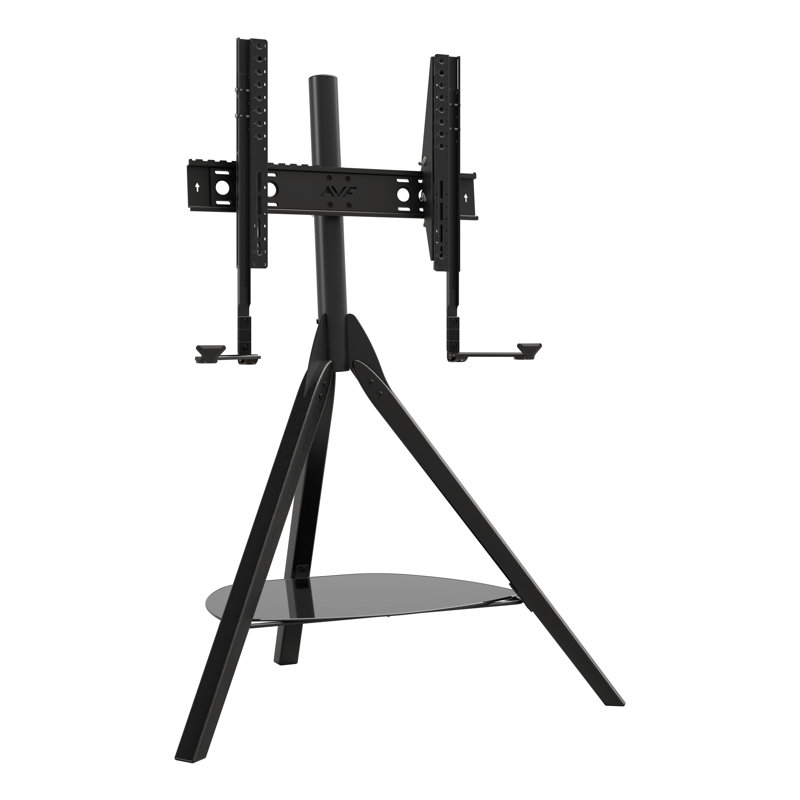 Catasauqua Tripod TV Stand with Soundbar Holder for TVs up to 70", Black
