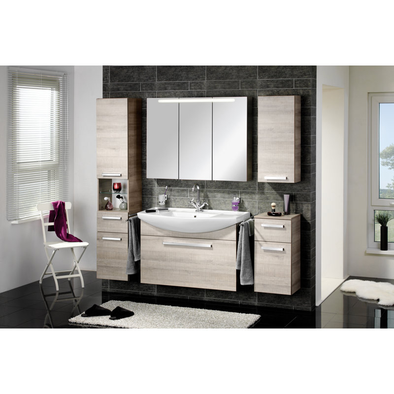 A-Vero Bathroom Cabinet, Oak