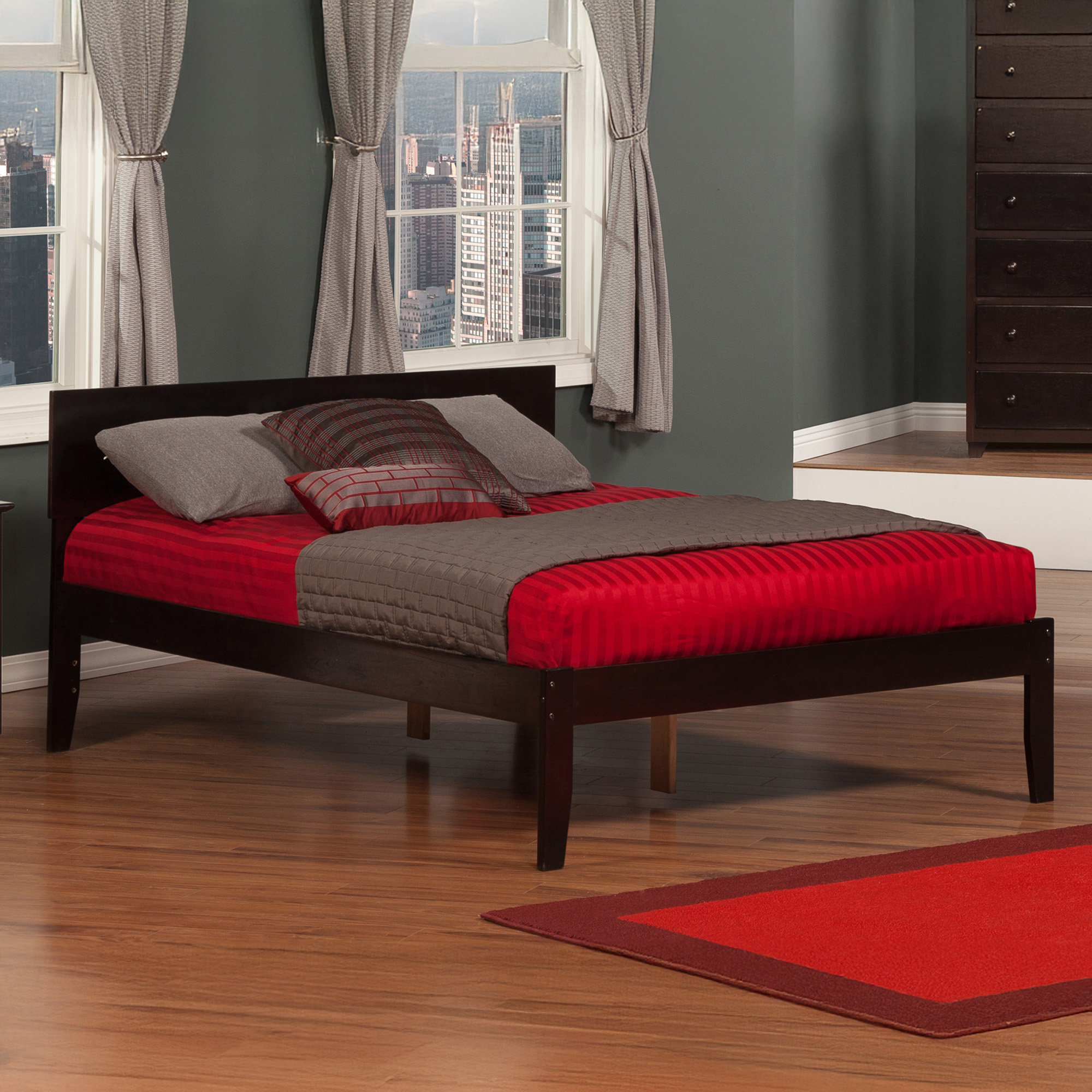 Lampley Kids Platform, Espresso, Full