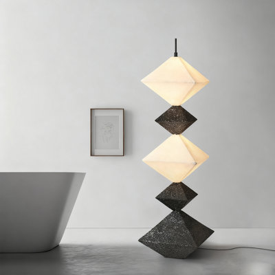 Resin Frameless Home Abstract Floor Lamp