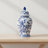 Ceramic Chinoiserie Ginger Jar with Lid-734444207