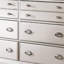 Commode 1 chambre classique avec tiroirs de rangement en argent antique
